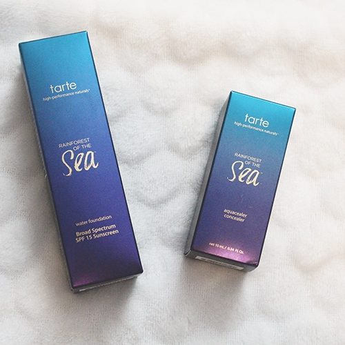 tarte Rainforest of the Sea Water Foundation + Aquacealer Review